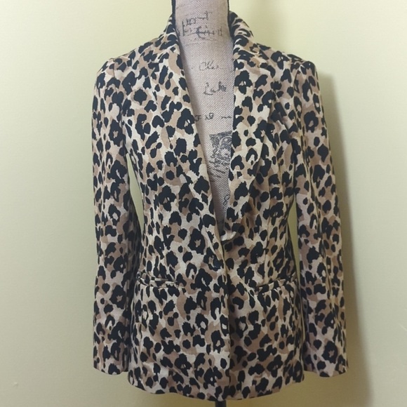 LOFT Jackets & Blazers - Loft Leopard Print Blazer